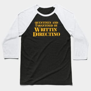 Writtin Directino Baseball T-Shirt